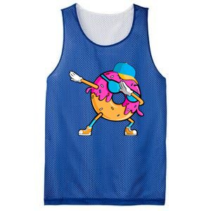 Cute Dabbing Donut Baking Chef Baker Doughnut Day Squad Crew Cute Gift Mesh Reversible Basketball Jersey Tank