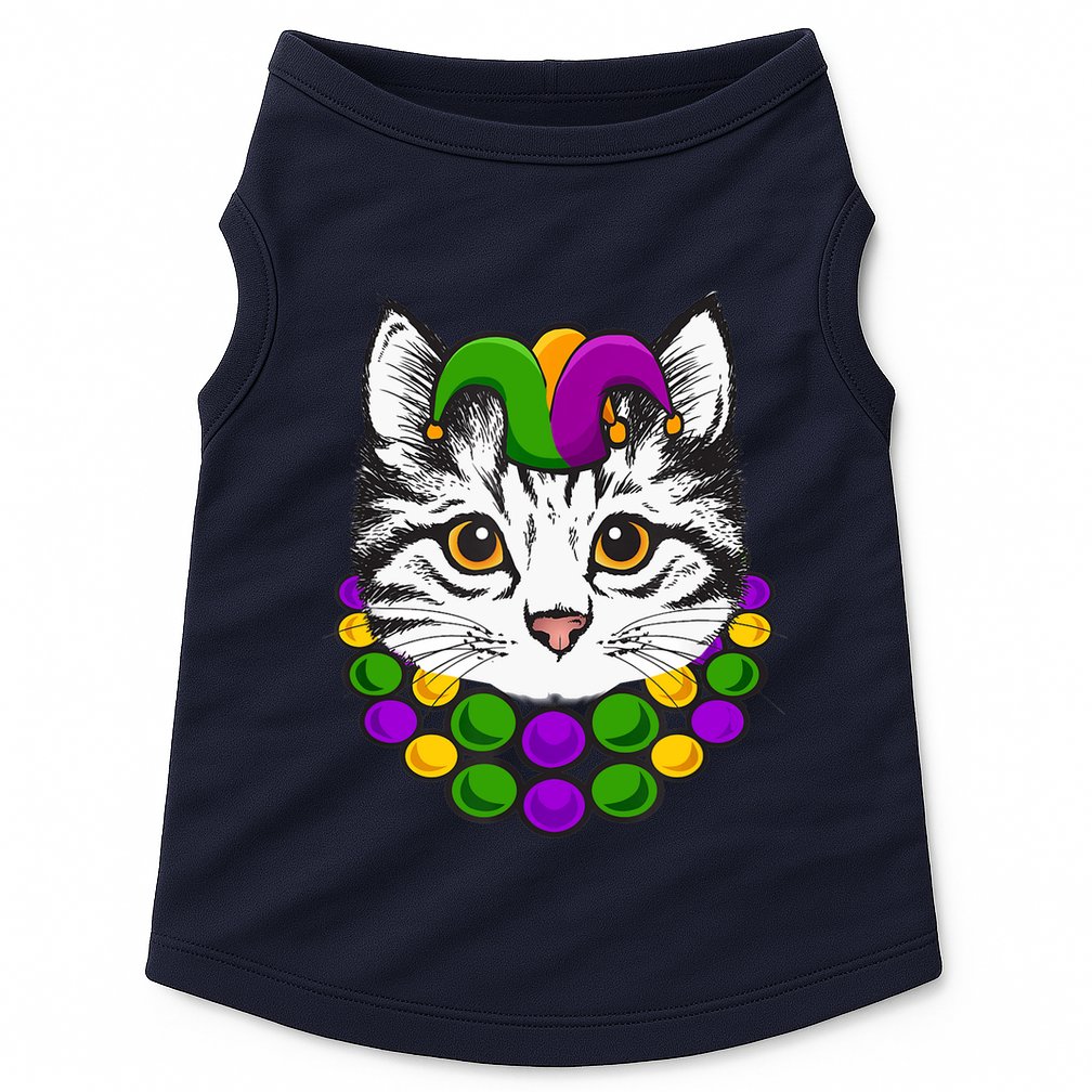 Cat Dad Daddy Funny Retro Cat Dad Father's Day Doggie Tank