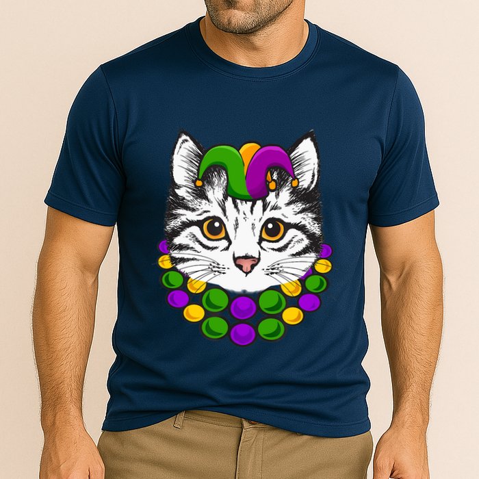 Cat Dad Daddy Funny Retro Cat Dad Father's Day Performance Shirt