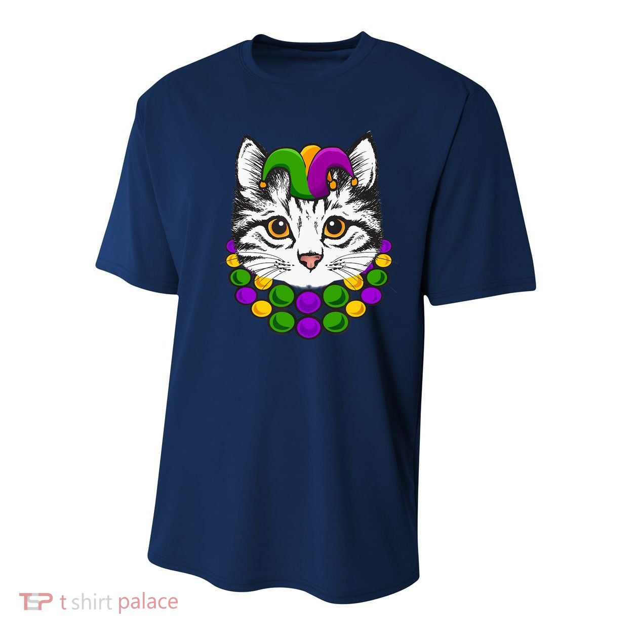 Cat Dad Daddy Funny Retro Cat Dad Father's Day Youth Performance Sprint T-Shirt