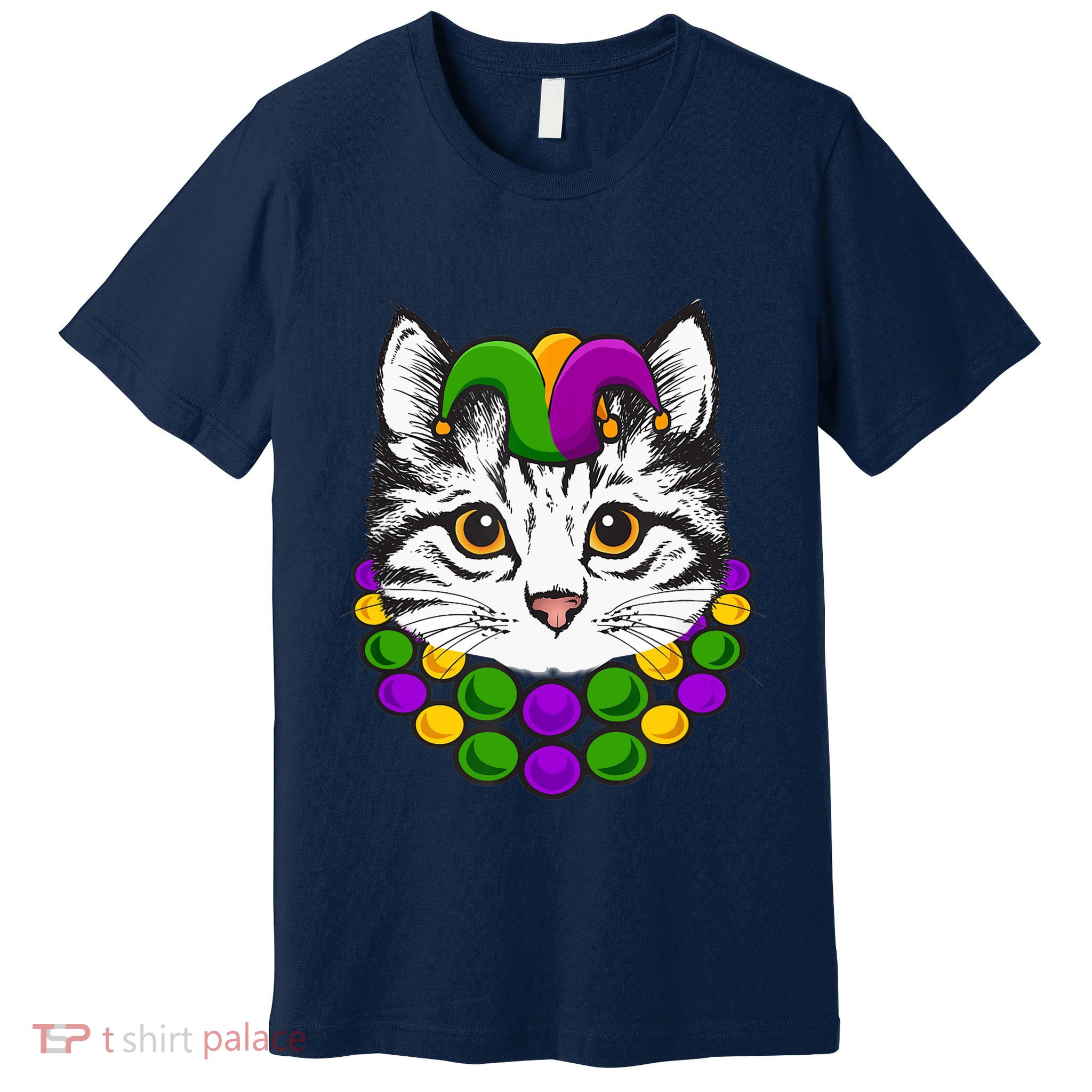Cat Dad Daddy Funny Retro Cat Dad Father's Day Premium T-Shirt