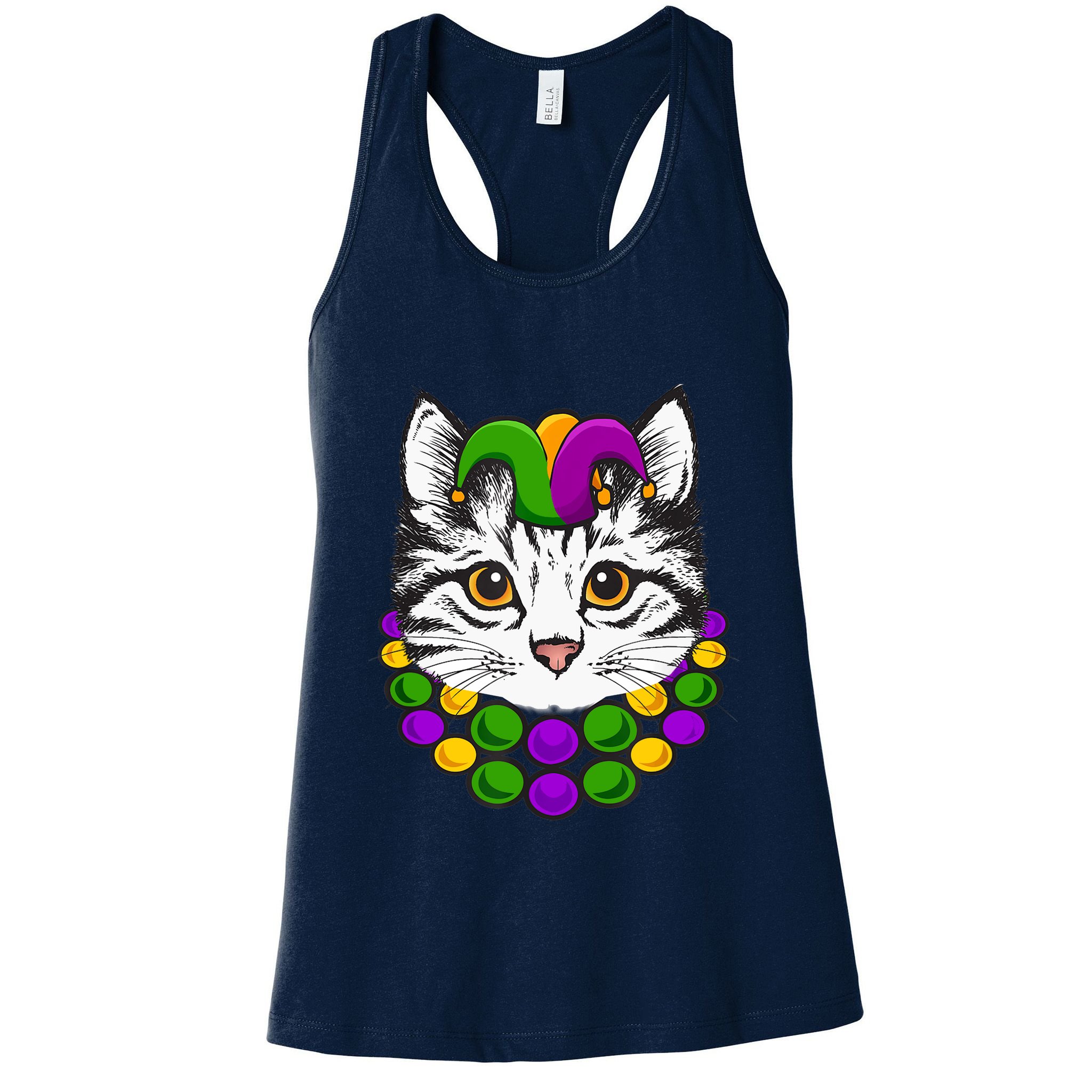 Cat Dad Daddy Funny Retro Cat Dad Father's Day Womens Tank Top