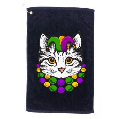 Cat Dad Daddy Funny Retro Cat Dad Father's Day Golf Towel