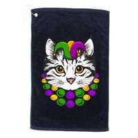 Cat Dad Daddy Funny Retro Cat Dad Father's Day Golf Towel