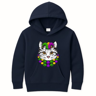 Cat Dad Daddy Funny Retro Cat Dad Father's Day Kids Hoodie