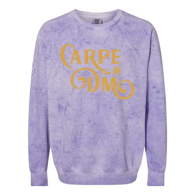 Carpe Dm Dungeon Master Tabletop Rpg Gaming Colorblast Crewneck Sweatshirt