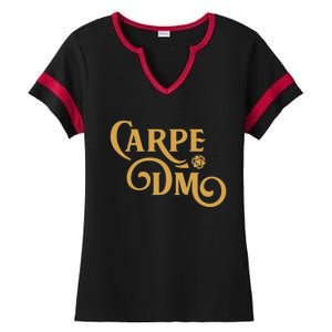 Carpe Dm Dungeon Master Tabletop Rpg Gaming Ladies Halftime Notch Neck Tee