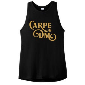 Carpe Dm Dungeon Master Tabletop Rpg Gaming Ladies PosiCharge Tri-Blend Wicking Tank