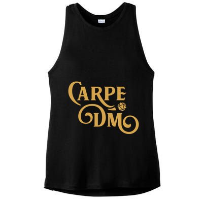 Carpe Dm Dungeon Master Tabletop Rpg Gaming Ladies PosiCharge Tri-Blend Wicking Tank