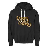 Carpe Dm Dungeon Master Tabletop Rpg Gaming Garment-Dyed Fleece Hoodie