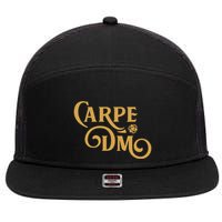 Carpe Dm Dungeon Master Tabletop Rpg Gaming 7 Panel Mesh Trucker Snapback Hat