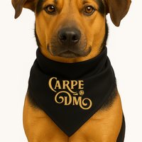 Carpe Dm Dungeon Master Tabletop Rpg Gaming USA-Made Doggie Bandana