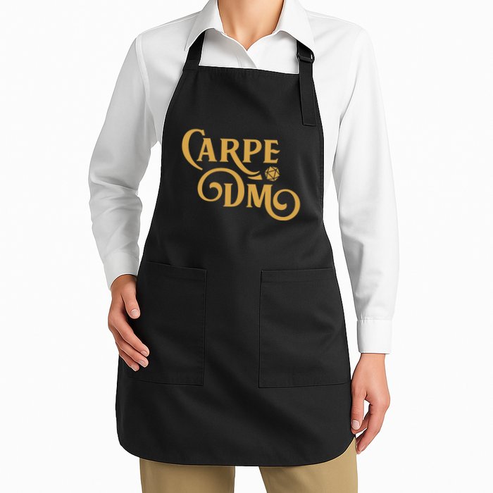 Carpe Dm Dungeon Master Tabletop Rpg Gaming Apron