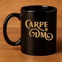 Carpe Dm Dungeon Master Tabletop Rpg Gaming 11oz C Handle Ceramic Mug