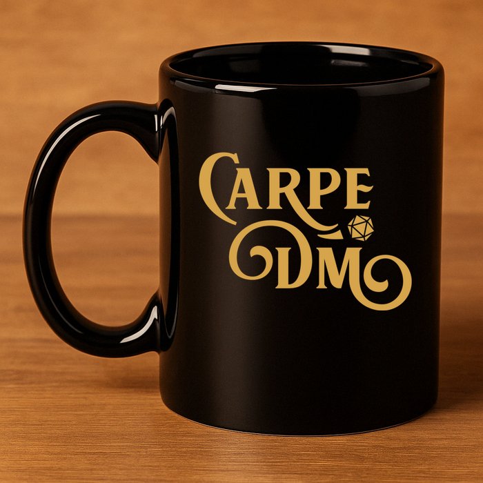 Carpe Dm Dungeon Master Tabletop Rpg Gaming 11oz C Handle Ceramic Mug