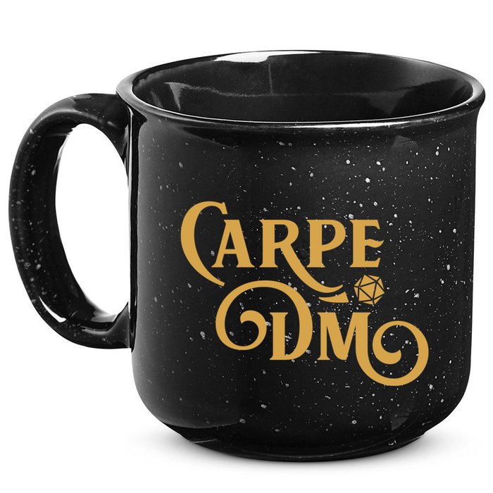 Carpe Dm Dungeon Master Tabletop Rpg Gaming 15oz Campfire Ceramic Mug