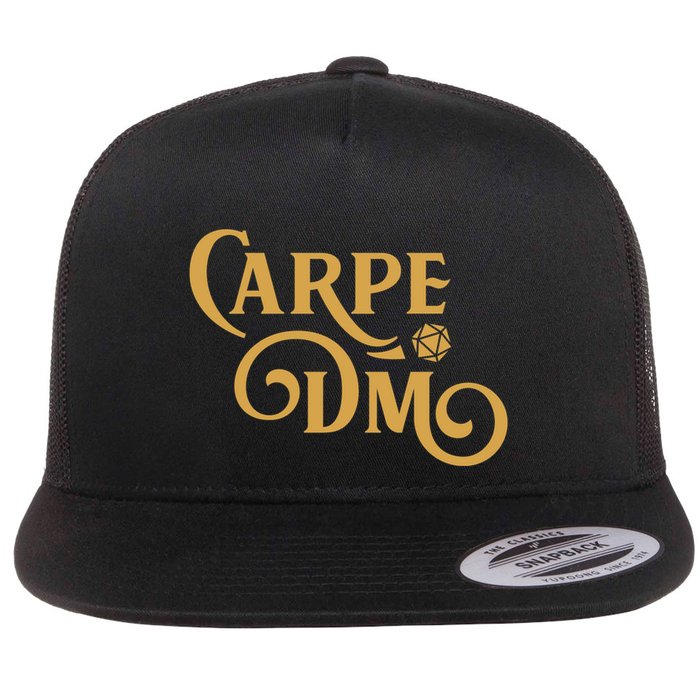 Carpe Dm Dungeon Master Tabletop Rpg Gaming Flatbill Hat
