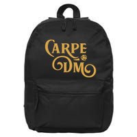 Carpe Dm Dungeon Master Tabletop Rpg Gaming 16 in Basic Backpack