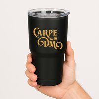 Carpe Dm Dungeon Master Tabletop Rpg Gaming Tumbler