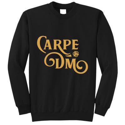 Carpe Dm Dungeon Master Tabletop Rpg Gaming Tall Sweatshirt