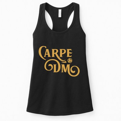 Carpe Dm Dungeon Master Tabletop Rpg Gaming Womens Tank Top