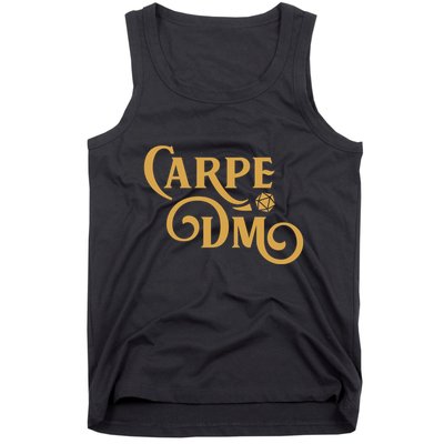 Carpe Dm Dungeon Master Tabletop Rpg Gaming Tank Top
