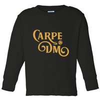 Carpe Dm Dungeon Master Tabletop Rpg Gaming Toddler Long Sleeve Shirt