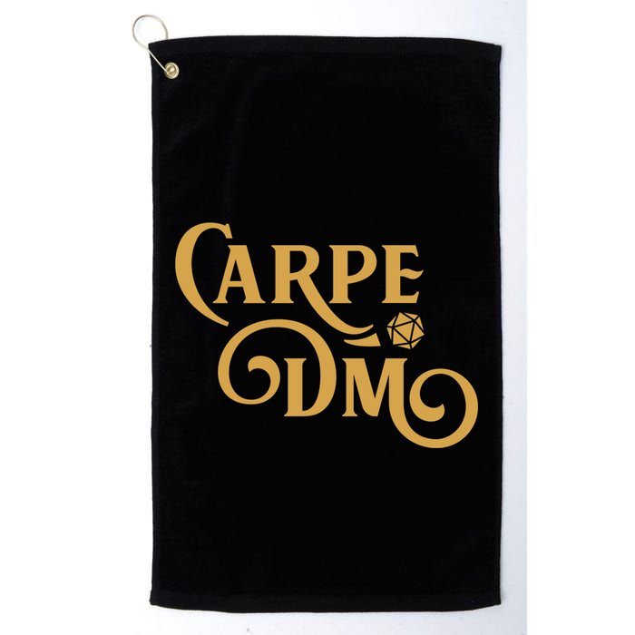 Carpe Dm Dungeon Master Tabletop Rpg Gaming Golf Towel