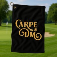 Carpe Dm Dungeon Master Tabletop Rpg Gaming Golf Towel