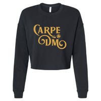 Carpe Dm Dungeon Master Tabletop Rpg Gaming Cropped Pullover Crew