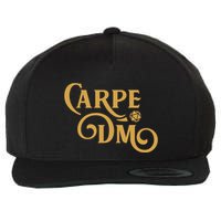 Carpe Dm Dungeon Master Tabletop Rpg Gaming Wool Snapback Cap