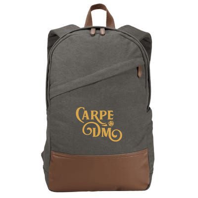 Carpe Dm Dungeon Master Tabletop Rpg Gaming Cotton Canvas Backpack