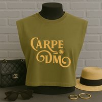 Carpe Dm Dungeon Master Tabletop Rpg Gaming Garment-Dyed Women's Muscle Tee