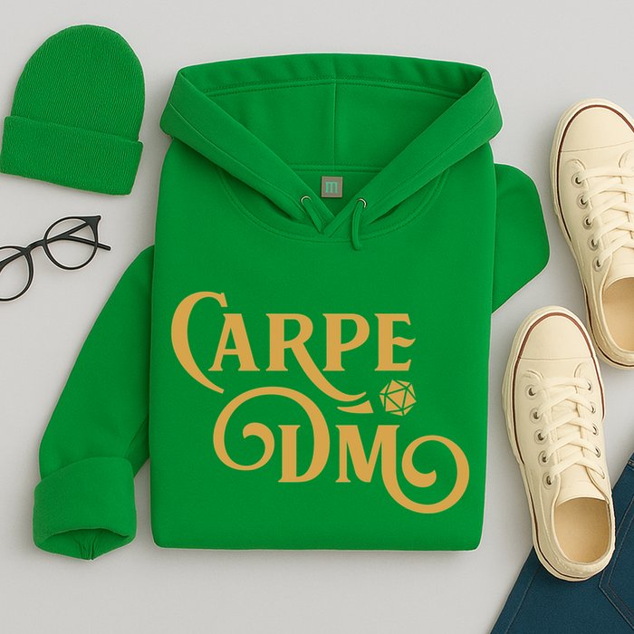 Carpe Dm Dungeon Master Tabletop Rpg Gaming Hoodie