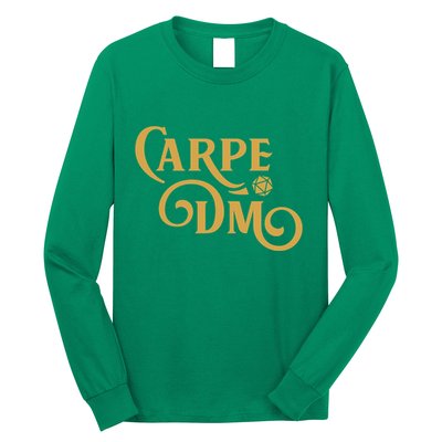 Carpe Dm Dungeon Master Tabletop Rpg Gaming Long Sleeve Shirt
