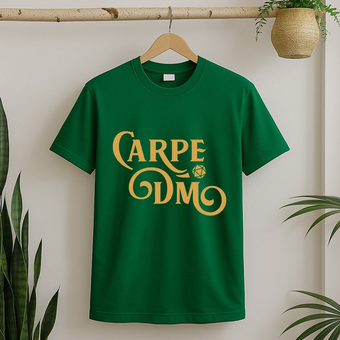 Carpe Dm Dungeon Master Tabletop Rpg Gaming T-Shirt