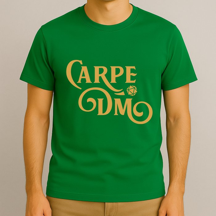 Carpe Dm Dungeon Master Tabletop Rpg Gaming T-Shirt