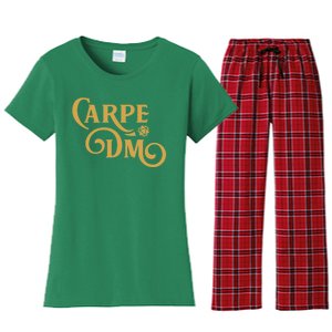 Carpe Dm Dungeon Master Tabletop Rpg Gaming Women's Flannel Pajama Set