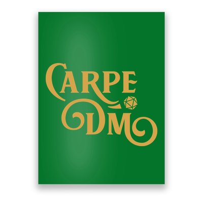 Carpe Dm Dungeon Master Tabletop Rpg Gaming Poster