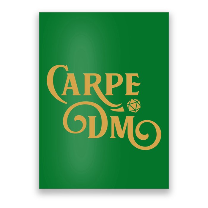 Carpe Dm Dungeon Master Tabletop Rpg Gaming Poster
