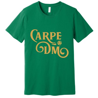 Carpe Dm Dungeon Master Tabletop Rpg Gaming Premium T-Shirt