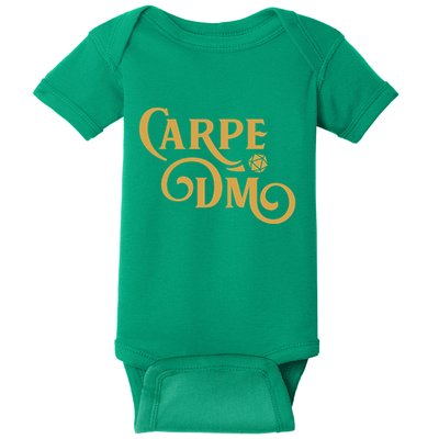 Carpe Dm Dungeon Master Tabletop Rpg Gaming Baby Bodysuit