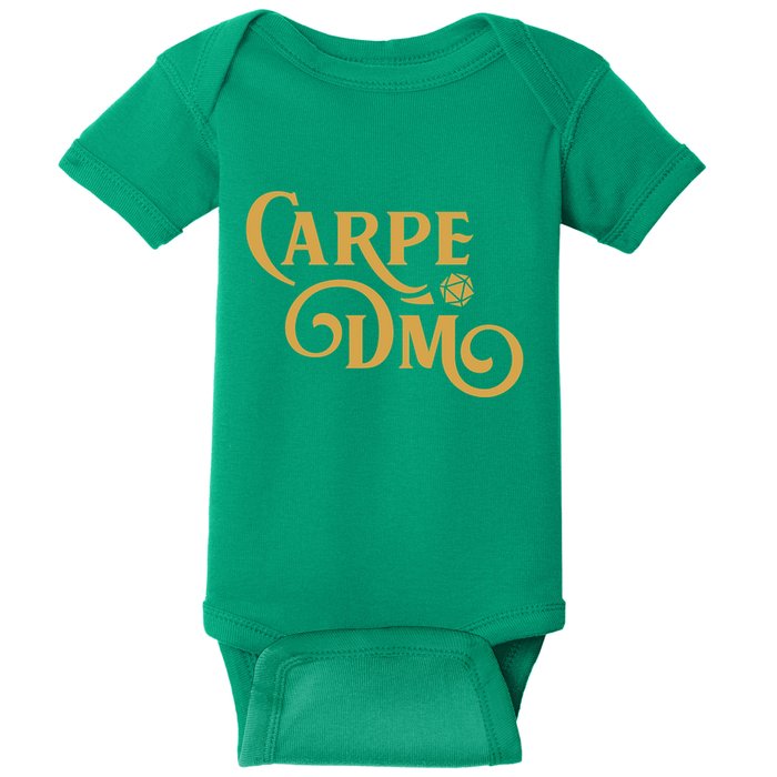Carpe Dm Dungeon Master Tabletop Rpg Gaming Baby Bodysuit