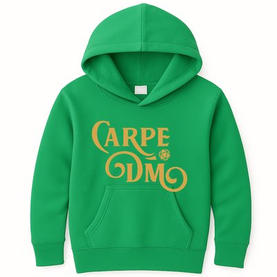 Carpe Dm Dungeon Master Tabletop Rpg Gaming Kids Hoodie