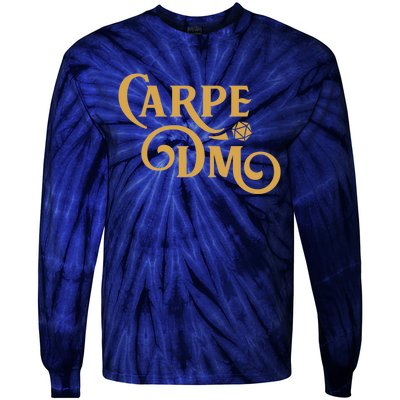 Carpe Dm Dungeon Master Tabletop Rpg Gaming Tie-Dye Long Sleeve Shirt