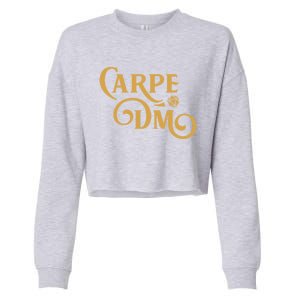 Carpe Dm Dungeon Master Tabletop Rpg Gaming Cropped Pullover Crew