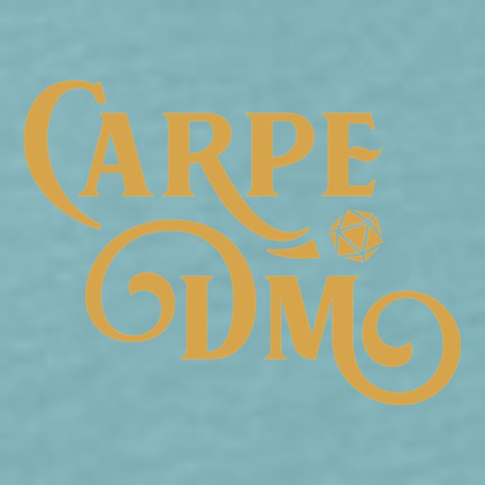 Carpe Dm Dungeon Master Tabletop Rpg Gaming Sueded Cloud Jersey T-Shirt