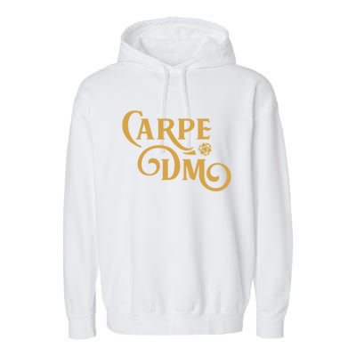 Carpe Dm Dungeon Master Tabletop Rpg Gaming Garment-Dyed Fleece Hoodie