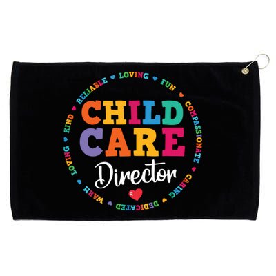 Childcare Director Daycare Crew School Provider Teacher Grommeted Golf Towel