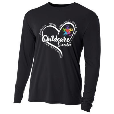 Childcare Director Daycare Provider School Teacher Cooling Performance Long Sleeve Crew